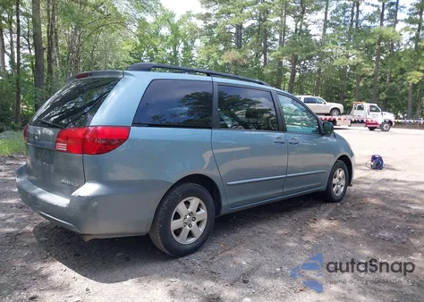 2005 Toyota Sienna Le из США, поврежденный, VIN 5TDZA23CX5S343313